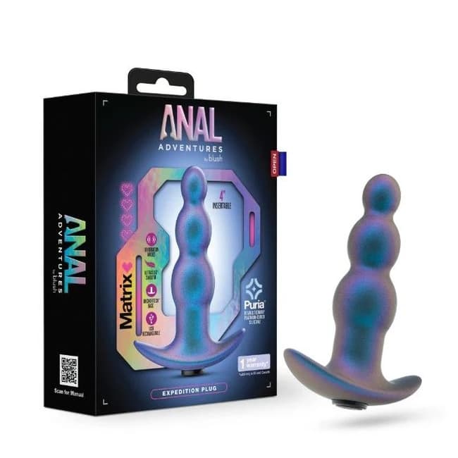 Anal Adventures Matrix Expedition Plug Lunar Blue, image 1
