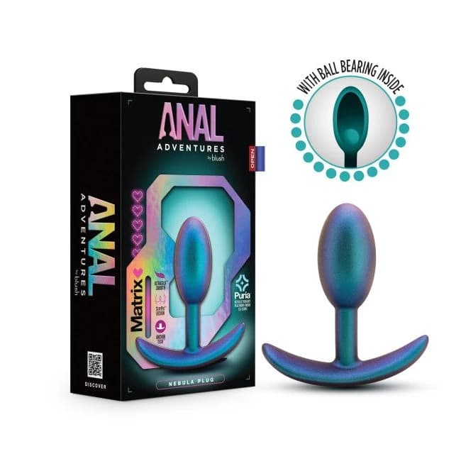 Anal Adventures Matrix Nebula Plug Lunar Blue, image 1
