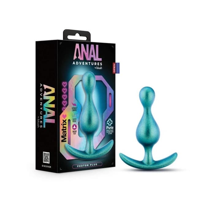 Anal Adventures Matrix Photon Plug Neptune Teal, image 1