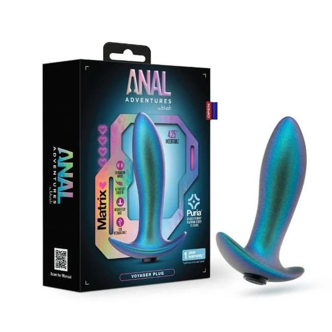Anal Adventures Matrix Voyager Plug Neptune Teal, image 1