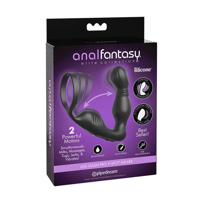 Anal Fantasy Elite Ass-Gasm Pro P-Spot Milker, image 1