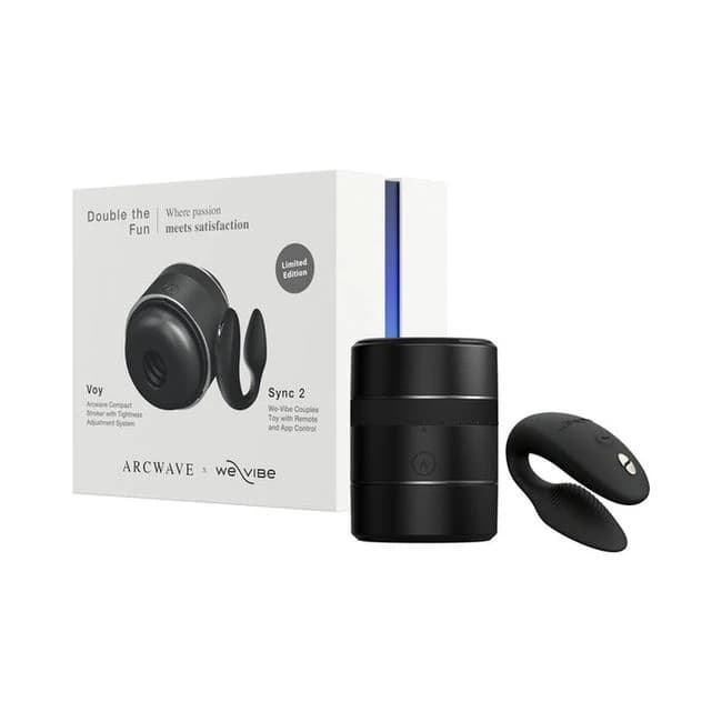 Arcwave X We-Vibe Double the Fun - Voy + Sync 2 Black, image 1