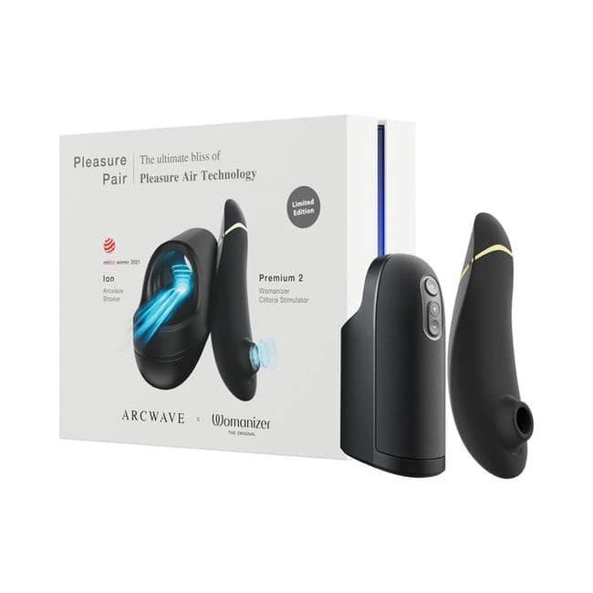 Arcwave X Womanizer Pleasure Pair - Ion + Premium 2 Black, image 1