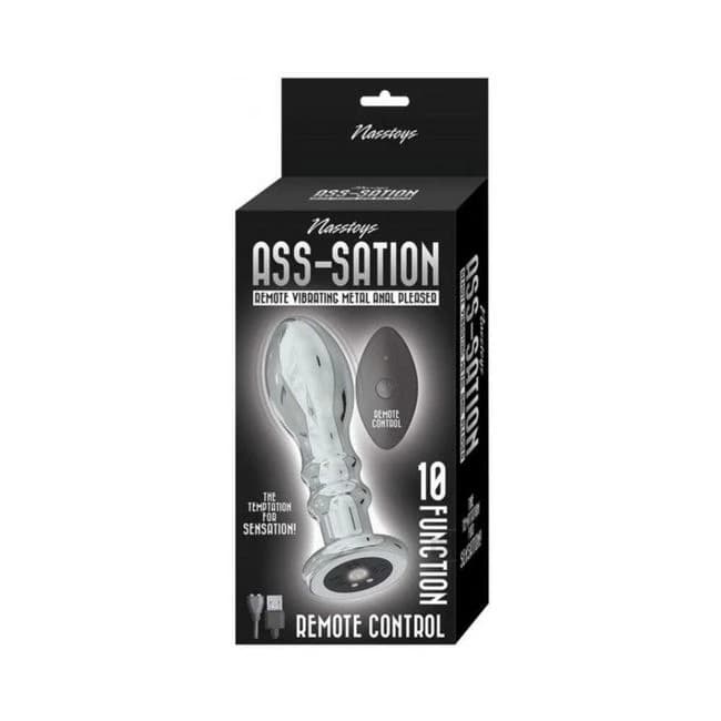 Ass-Sation Remote Vibrating Metal Anal Pleaser, image 1