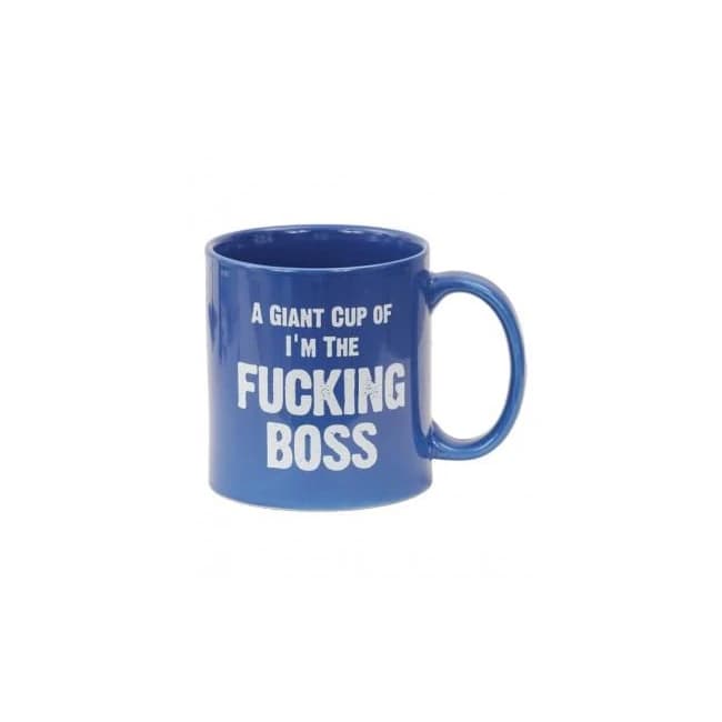 Attitude Mug a Giant Cup of I'm the Fucking Boss - 22 oz, image 1