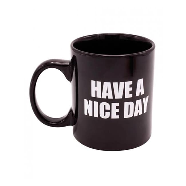 Attitude Mug Have a Nice Day Holds 16oz Black, image 1