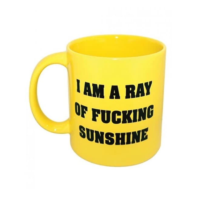 Attitude Mug I Am a Ray of F*cking Sunshine Yellow, image 1