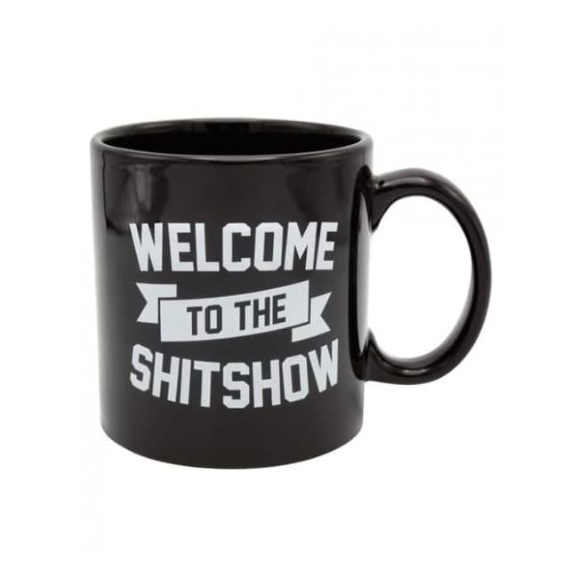Attitude Mug Welcome to the Sh*t Show Black Cup, image 1