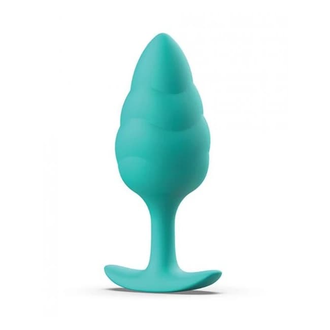 B Swish Bfilled Basic Plus Wave Anal Plug Seafoam - Image 1 B Swish Bfilled Basic Plus Wave Anal Plug Seafoam - Image 1