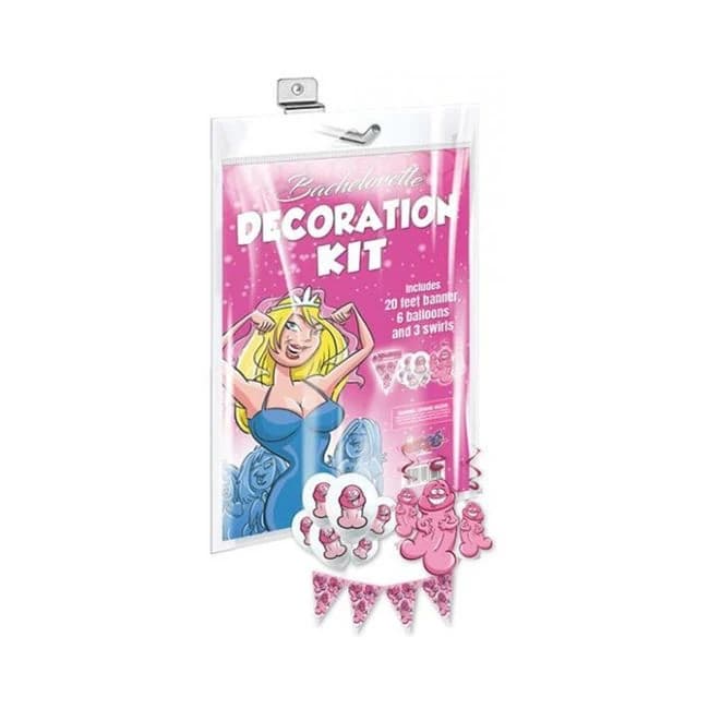 Bachelorette Decoration Kit - Banner, Swirls, Balloons, image 1