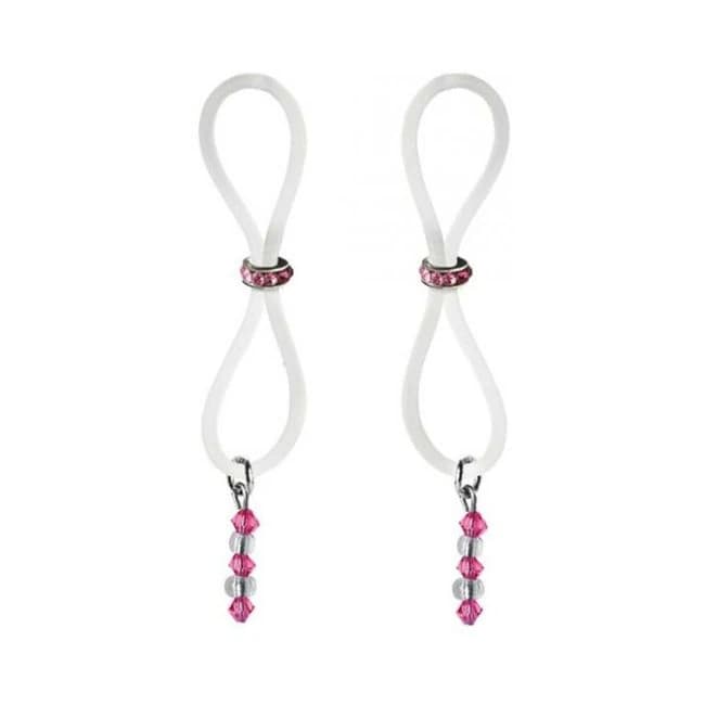 Bijoux De Nip Nipple Halos Pink Gem Slider Pink Clear, image 1
