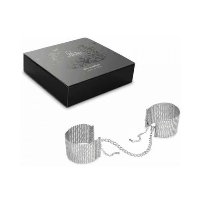 Bijoux Indiscrets Desir Metallique Mesh Handcuffs, image 1
