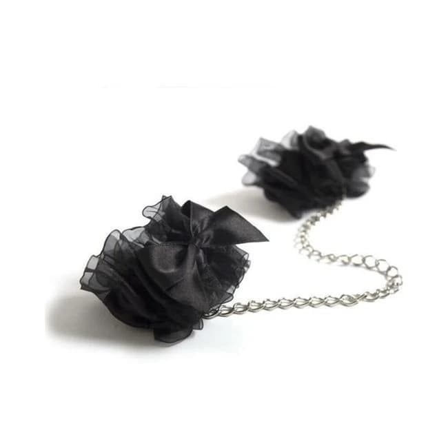 Bijoux Indiscrets Frou Frou Satin & Organza Cuffs, image 1