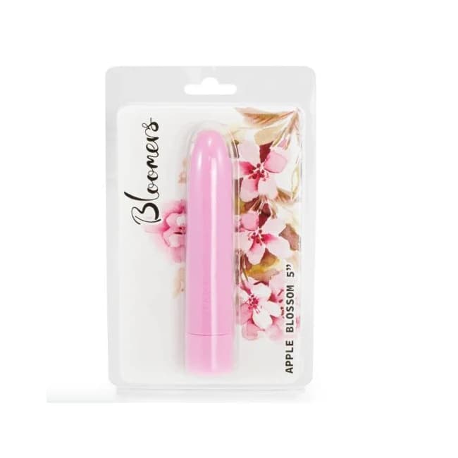 Bloomers Apple Blossom Vibrator 5in Pastel Pink - Image 1 Bloomers Apple Blossom Vibrator 5in Pastel Pink - Image 1