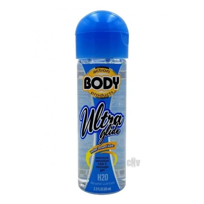 Body Action Ultra Glide Water Based Lube 2.2oz, image 1
