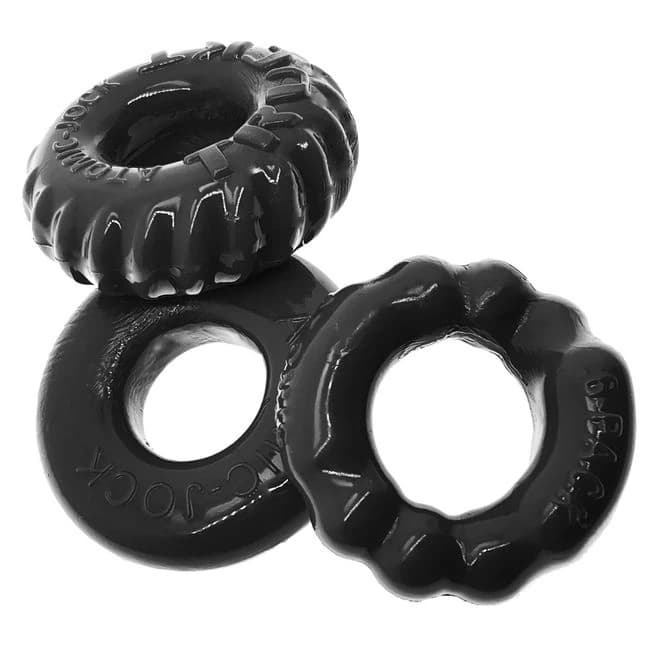 BONEMAKER 3-PACK C-RING BLACK (NET) - Image 1