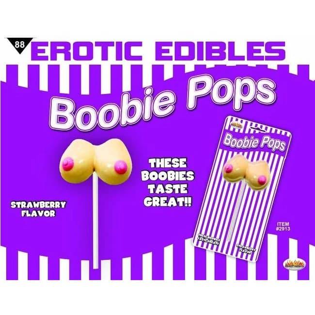 BOOBIE POPS STRAWBERRY - Image 1