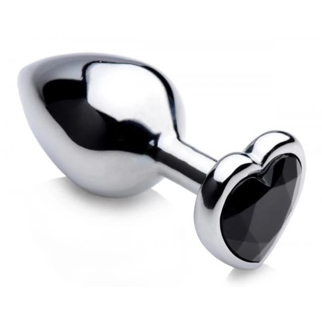 BOOTY SPARKS BLACK HEART GEM ANAL PLUG MEDIUM - Image 1 BOOTY SPARKS BLACK HEART GEM ANAL PLUG MEDIUM - Image 1