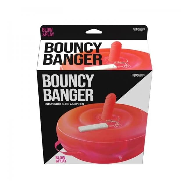 Bouncy Banger Inflatable Play Cushion W/ Wire Control Dildo, image 1