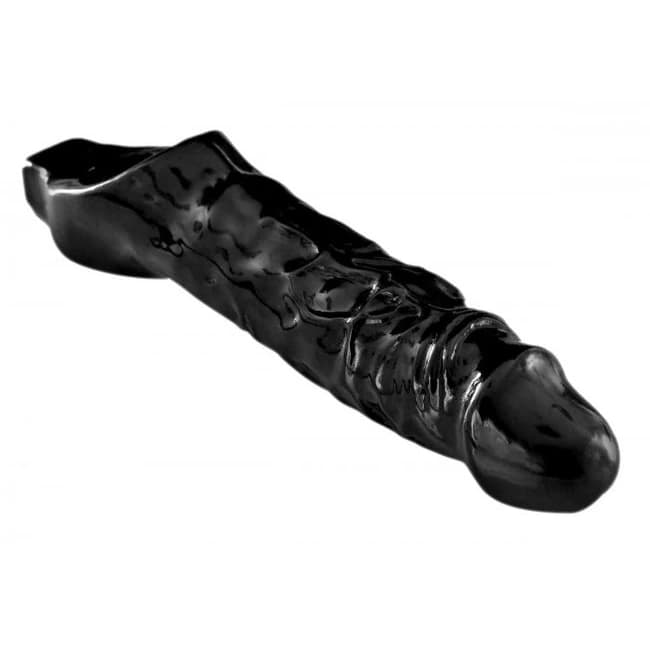 (BULK) MASTER SERIES BLACK MAMBA COCK SHEATH - Image 1