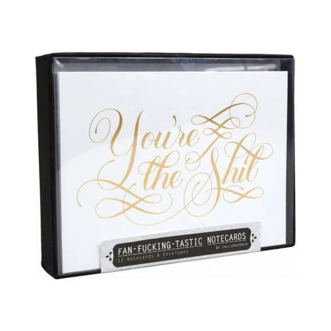 Calligraphuck Fan-Fucking-Tastic Notecards 12-Pack, image 1