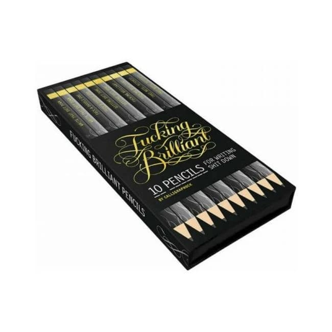 Calligraphuck Fucking Brilliant Pencils 10-Pack, image 1