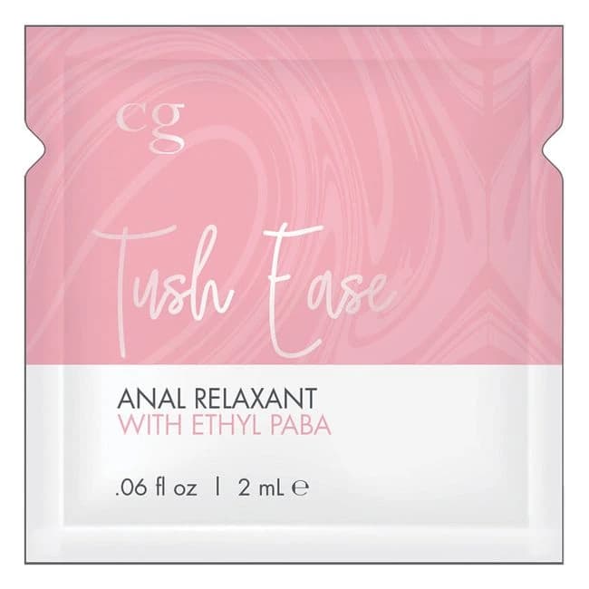 Cg Tush Ease Anal Relaxant with Ethyl Paba Foil Bag of 24, image 1