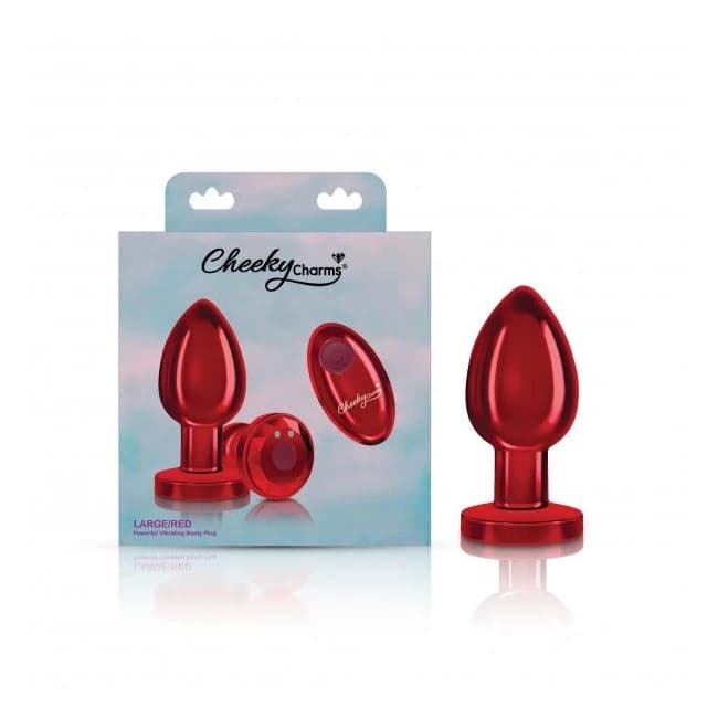 Cheeky Charms Rechargeable Vibrating Metal Butt - Image 1 Cheeky Charms Rechargeable Vibrating Metal Butt - Image 1