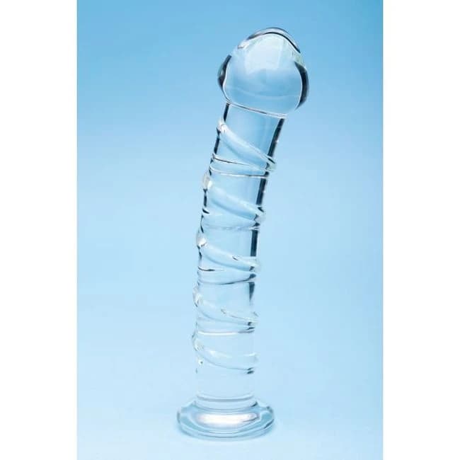 CLARITY GLASS DILDO SERAPHIC SPIRAL - Image 1