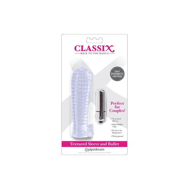 Classix Textured Sleeve & Bullet, image 1