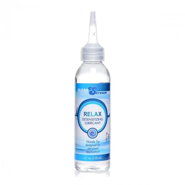 CLEANSTREAM RELAX ANAL LUBE DESENSITIZING W/ TIP 4OZ - Image 1