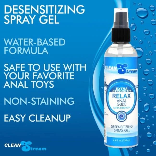 Cleanstream Relax Extra Strength Anal Lube 4 Oz - Image 1