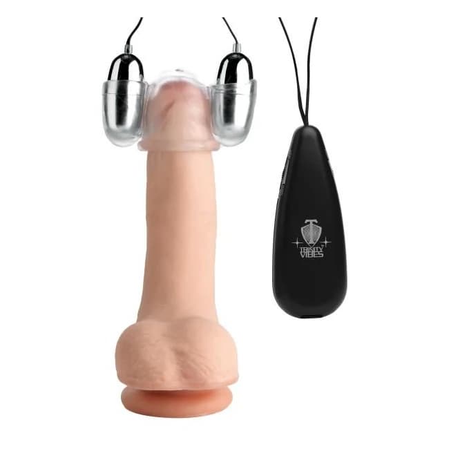 Clear Multi-Speed Vibrating Penis Head Teaser, image 1