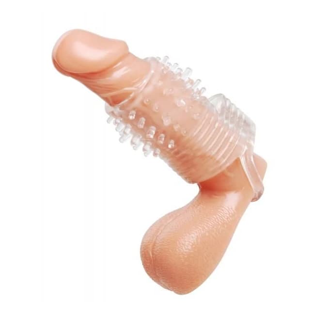 Clear Sensations Vibrating Textured Erection Sleeve, image 1