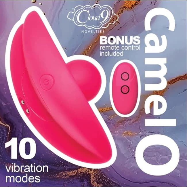 Cloud 9 Camel Toe Shaped Vibrator with Remote, image 1