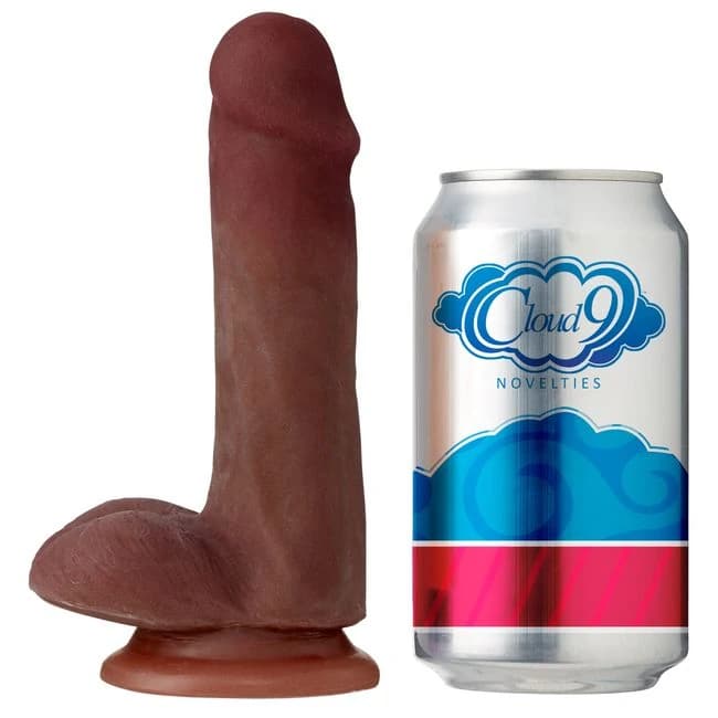 Cloud 9 Dual Density Dildo Touch W/ Balls, image 1