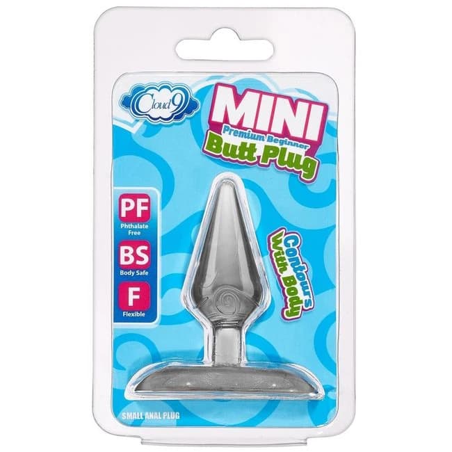 CLOUD 9 MINI BUTT PLUG SMOKE GREY - Image 1