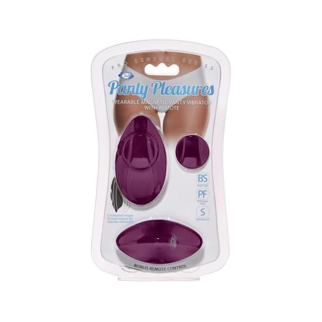 CLOUD 9 PANTY PLEASURES MAGNETIC PANTY VIBE PLUM - Image 1