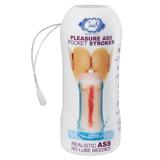 CLOUD 9 PLEASURE ANAL POCKET STROKER WATER ACTIVATED LIGHT - Image 1