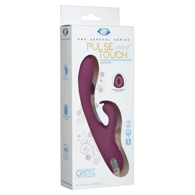 Cloud 9 Pro Sensual Series Pulse Touch Rabbit G Plum - Image 1 Cloud 9 Pro Sensual Series Pulse Touch Rabbit G Plum - Image 1