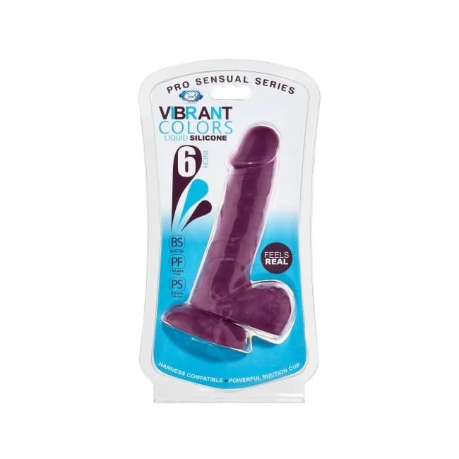Cloud 9 Vibrant Colors 6 Plum Pro Sensual Line ", image 1