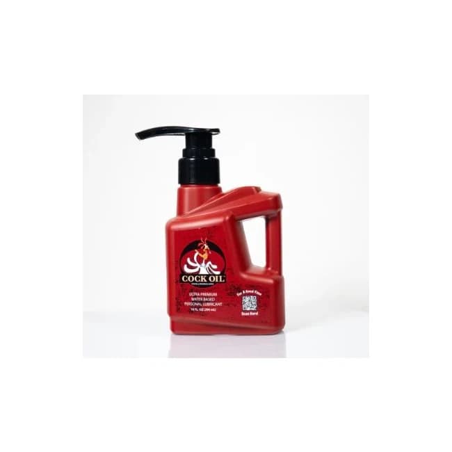 Cock Oil Water Based Lube 10 Oz Pump Top Bottle - Image 1 Cock Oil Water Based Lube 10 Oz Pump Top Bottle - Image 1