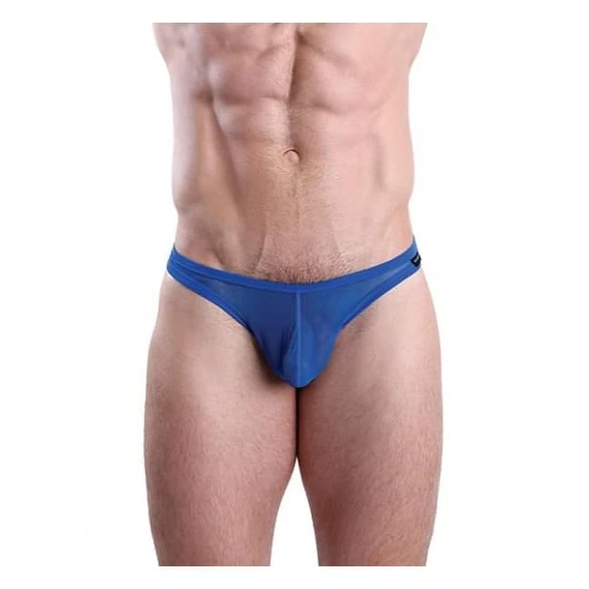 Cocksox Mesh Enhancing Pouch Thong Tranquil Blue, image 1