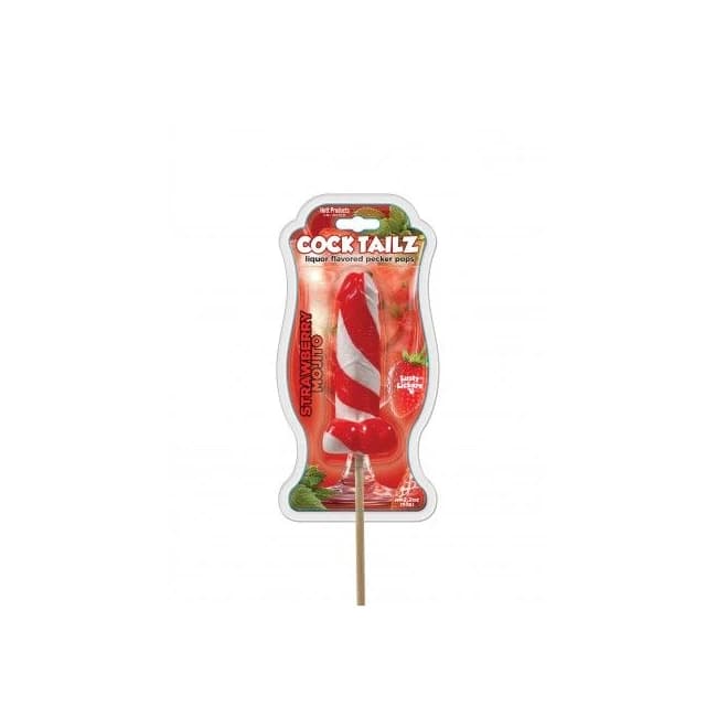 COCKTAILZ LIQUOR FLAVORED PECKER POPS STRAWBERRY MOJITO - Image 1