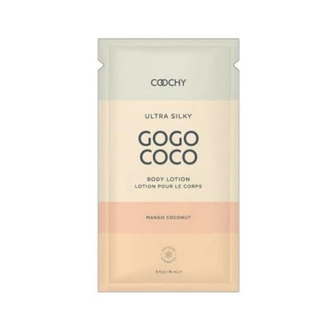 Coochy Ultra Silky Body Lotion Mango Coconut .35 Fl. Oz./10 Ml Foil 24-Piece Bulk Bag, image 1