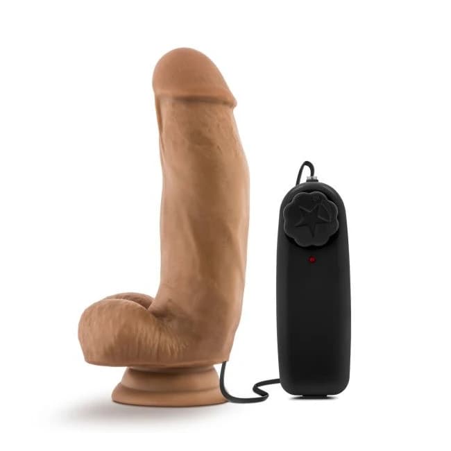Coverboy Mma Fighter Vibrating 7 Realistic Cock Mocha ", image 1
