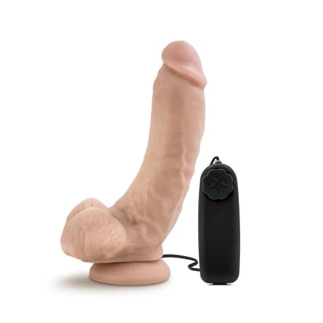 Coverboy Tennis Champ Vibrating 9 Realistic Cock Vanilla", image 1