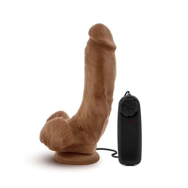 Coverboy the Boxer Vibrating 9 Realistic Cock Mocha ", image 1