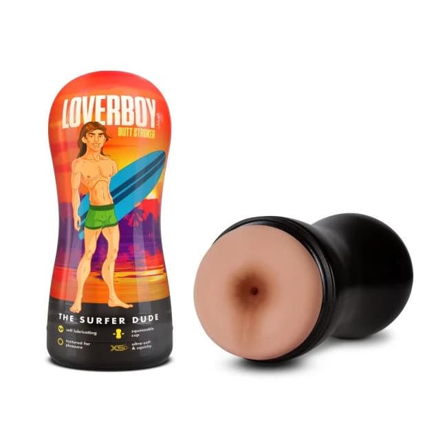 Coverboy the Surfer Dude Self Lubricating Stroker Beige - Image 1 Coverboy the Surfer Dude Self Lubricating Stroker Beige - Image 1