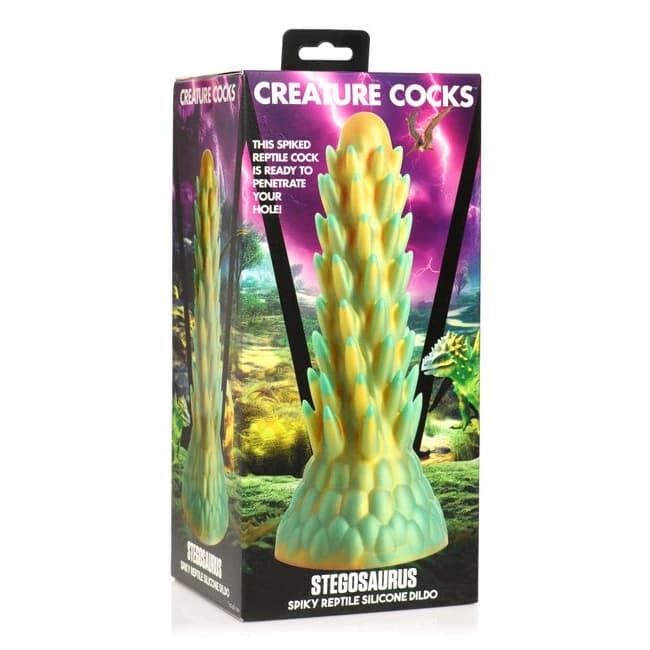 Creature Cocks Stegosaurus Spiky Reptile Dildo, image 1